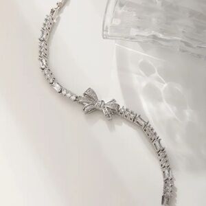 Bow Bling Tennis Bracelet